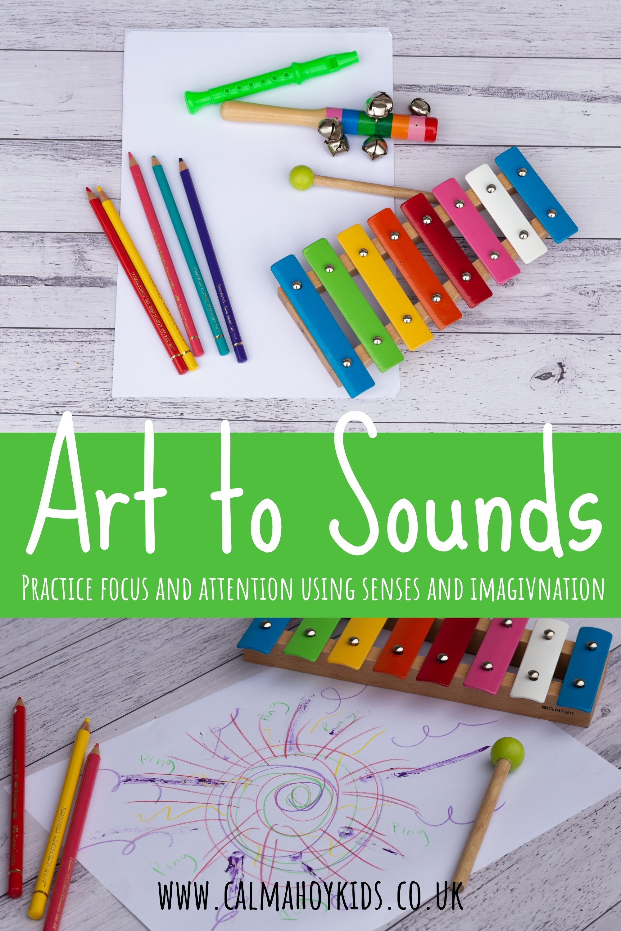 A Mindful Art Activity for Kids •  How to Make Art to Sound